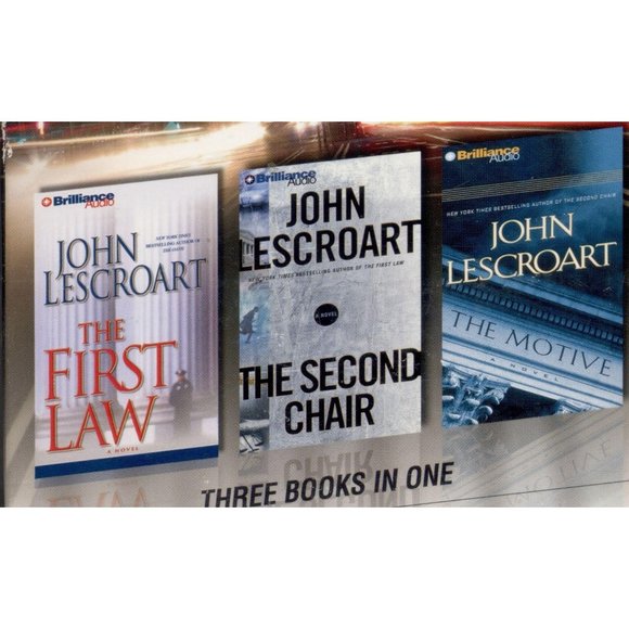 JOHN LESCROART 3 AUDIOBOOKS IN ONE SET on 15 CDs! - Picture 1 of 4